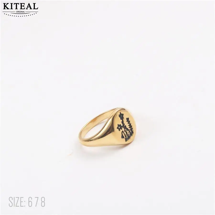 Шармы-кольца из кайтиловой смолы золотистого цвета размер 6 7 8 женское кольцо для