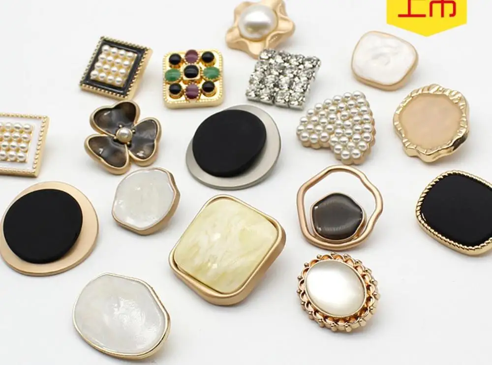 Круглые пуговицы для покрытия металлические 10 шт. в партии|Пуговицы| |