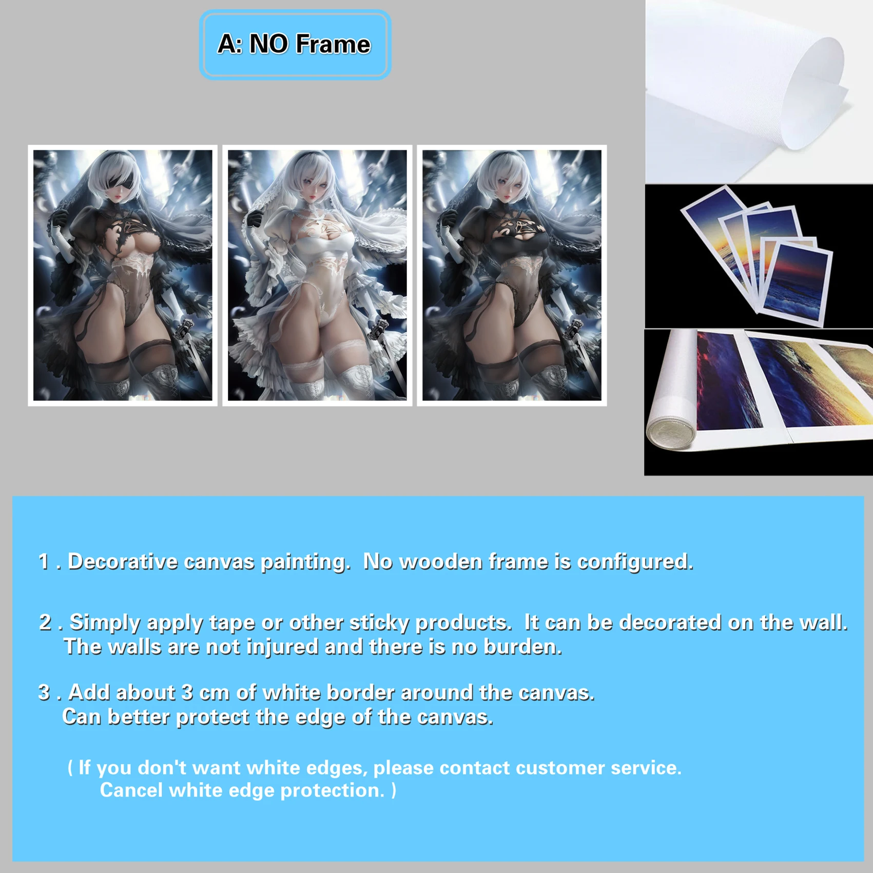 Home Decor Modular Canvas Picture 3 Piece Legends League Sexy Sona Painting Poster Wall For Wholesale | Дом и сад