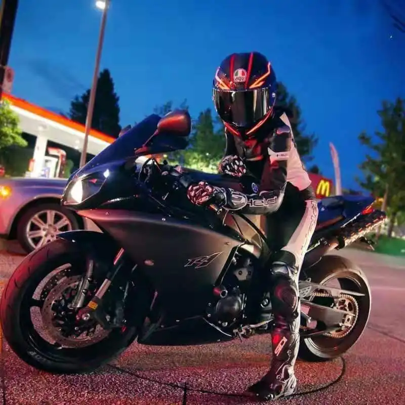 

Casque de moto 4 en 1 froide, ночная сорочка, универсальная, двухсторонняя, двухсторонняя