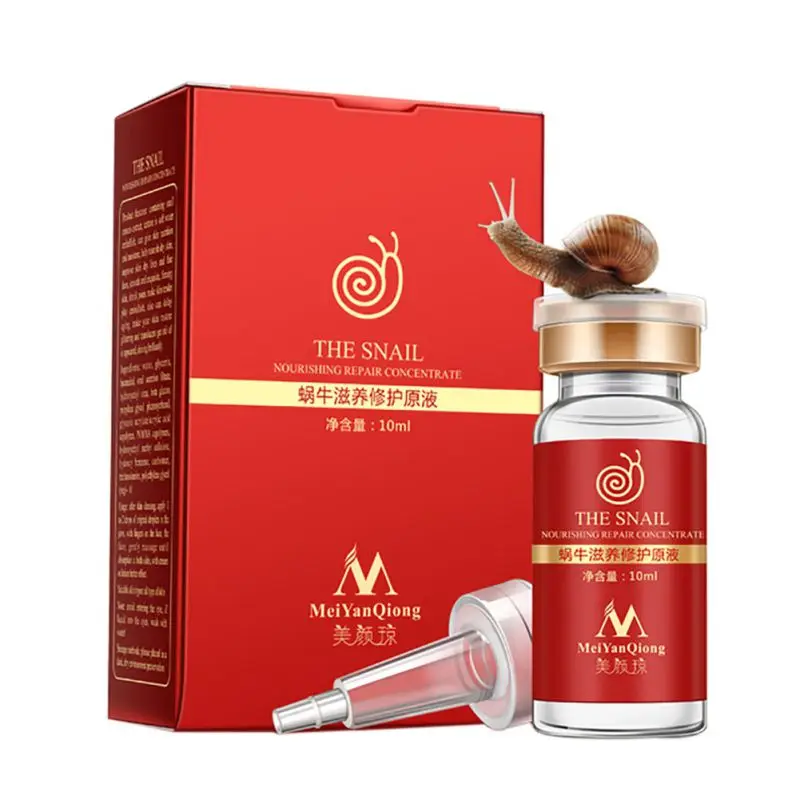 

Pure Whitening Liquid High Quality Snail VegetableHyaluronic Acid Serum Vial Stain Anti-acne