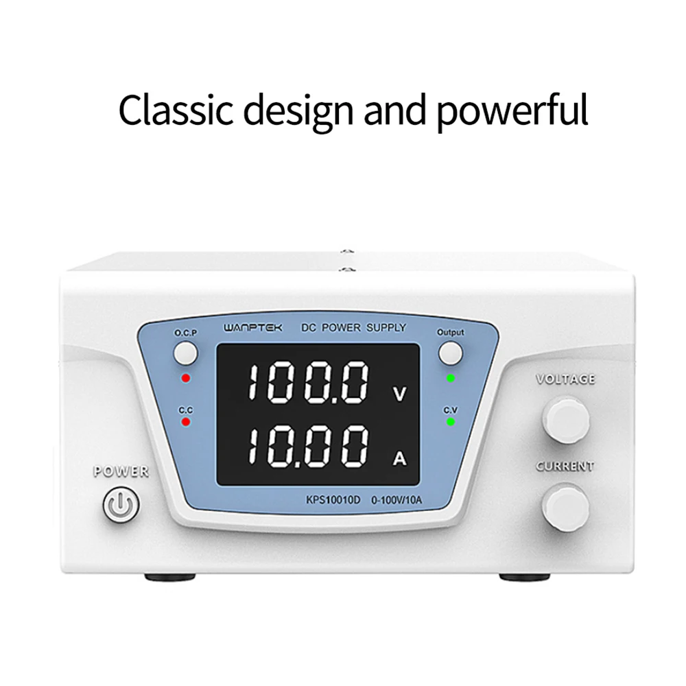 

KPS10010D 1000W 100V10A Full Power Industrial Grade LED Motor Aging Test Adjustable Switching DC Power Supply