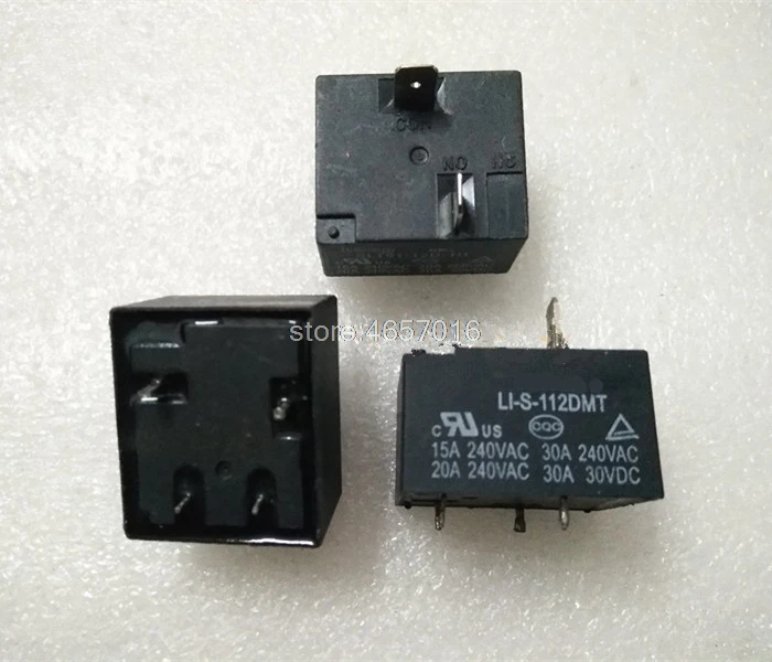 

10pcs/lot Relay LI-S-112DMT 12VDC 4-pin 30A