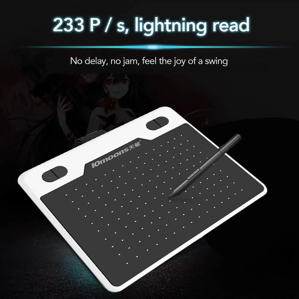 Графический планшет TISHRIC T503 для рисования OSU графический Xp Pen Wacom с уровнем