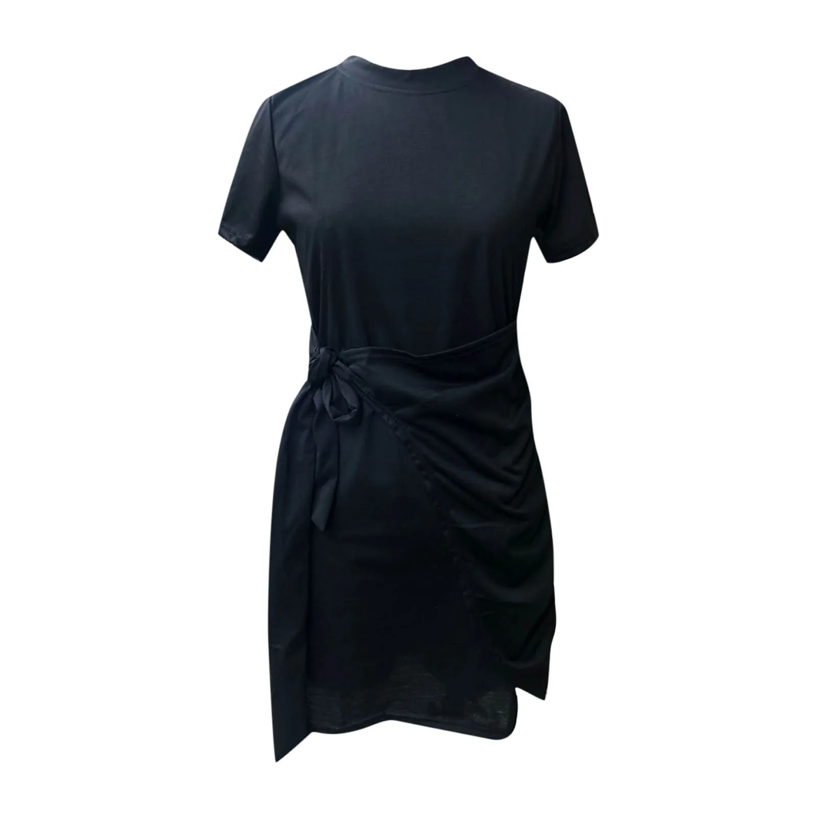 

Summer Dress For Women2021 Casual Fashion Solid Color Short-sleeved Sexy Tight-fitting Dress Ladies Silm Party Dresses#35