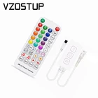 Пульт дистанционного управления SP511E WS2812B, светодиодный светильник с 38 клавишами, Wi-Fi, Пиксельная лента WS2811, с приложением для прослушивания музыки и голосового управления