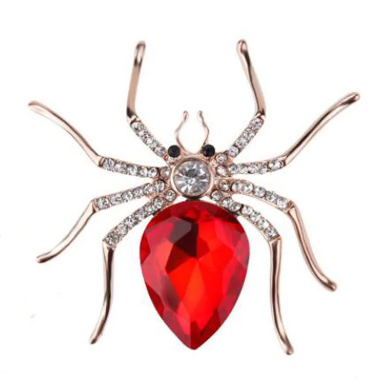 Хрустальная брошь в виде паука булавка для мужчин и женщин свадебные букеты