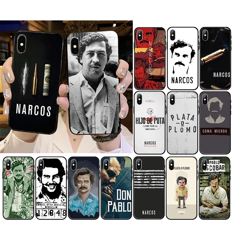 

Narcos TV series Pablo escobar Phone Case For iPhone 13 12 11 Pro Max 12 mini XS MAX XR SE2 8 7 Plus X Case