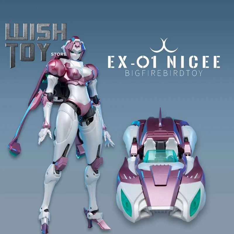 Робот трансформер Nicee Arcee EX01 EX 01 экшн фигурки красные огненные птицы Подарочная
