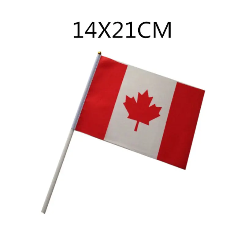 5 шт. канадские маленькие флаги 14 х21 см|Флаги баннеры и аксессуары| |