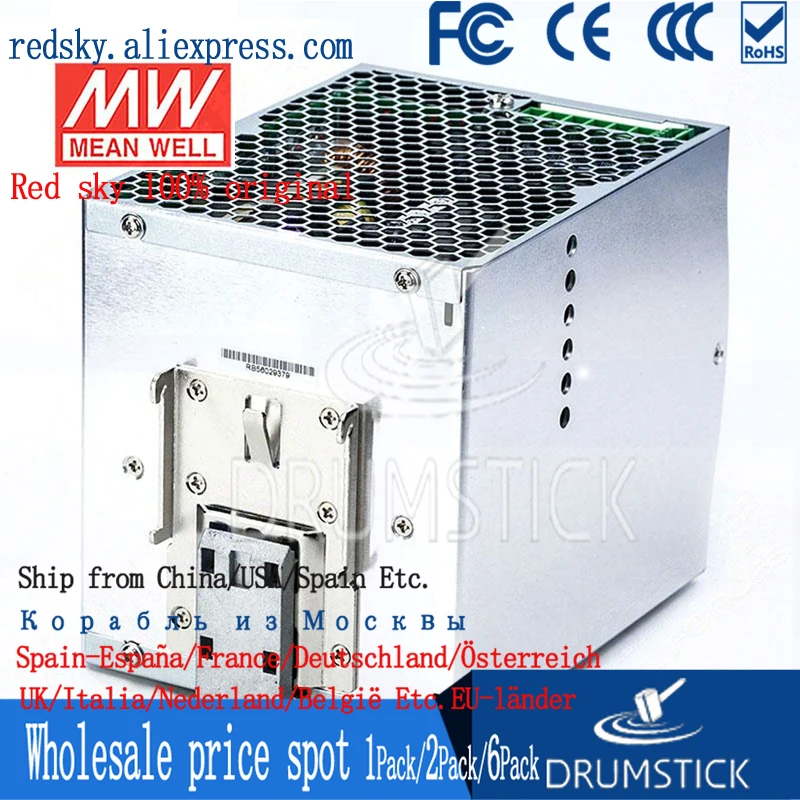 Meanwell SDR-960-24 24V 40A meanwell SDR-960 960W одиночный выход промышленный din-рейку с PFC Функция |