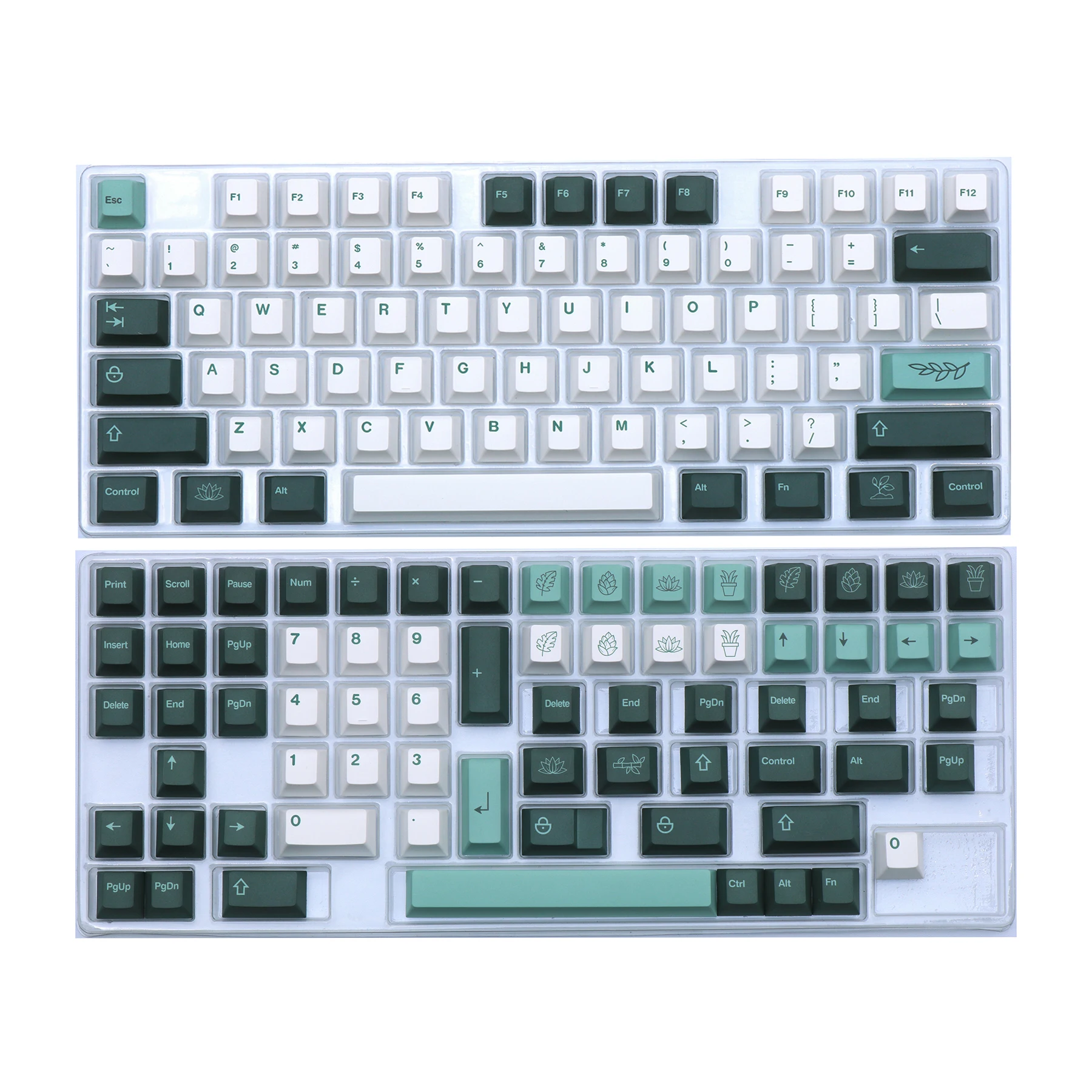 

Колпачок для механической клавиатуры, 1 комплект, колпачки для ботанических клавиш PBT Dye Subbed GMK, колпачки для ботанических клавиш Cherry Profile с ISO ...