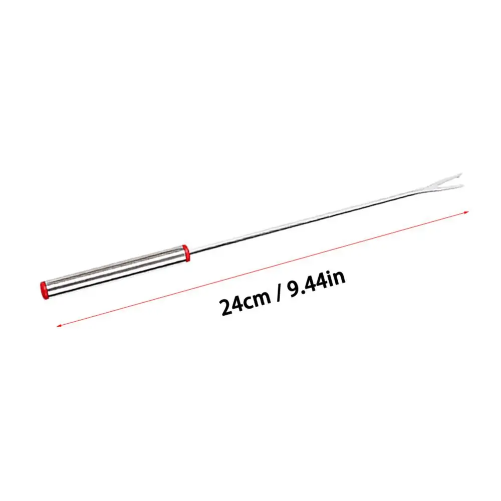 6 шт Нержавеющая сталь Десертная Вилка сыра и шоколадного фондю вилки для