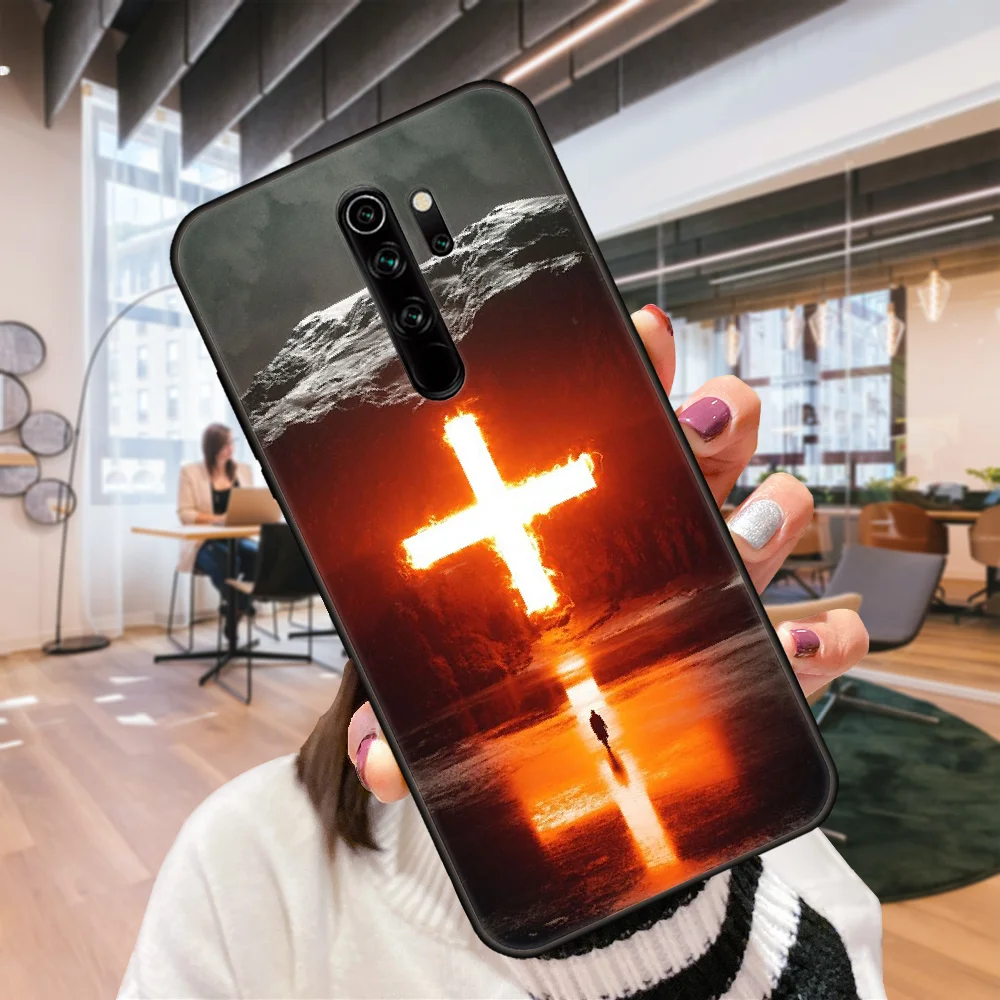 Чехол для телефона Xiaomi Redmi Note 8 8T 7 7A 9 9S 8A 4 5 Pro черный чехол из ТПУ силиконовый с