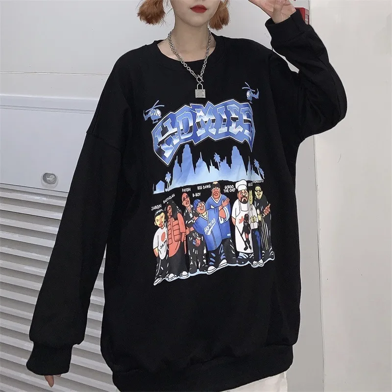 Oversized Hoodie Autumn Winter Sweatshirt Women Korean Fashion Women Sweetshirts Vintage Clothes Women Pullovers Harajuku Hoodie