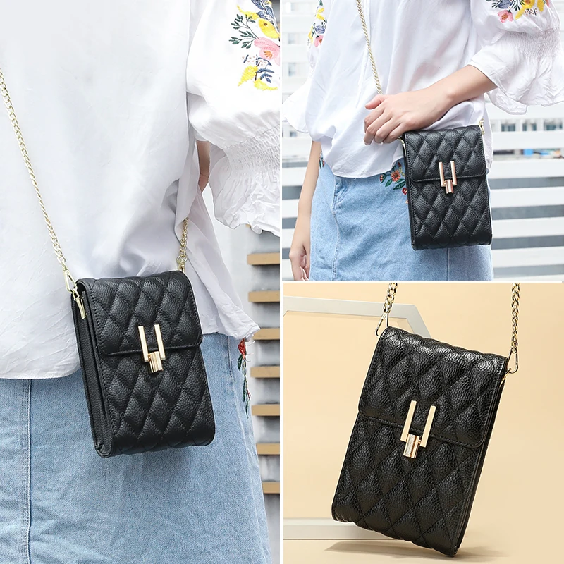 Сумка Wmnuo для сотового телефона с защитой от излучения мессенджер замком и