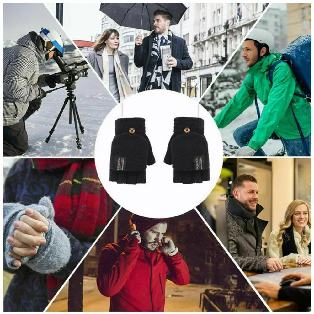 

Usb Clamshell Gloves Double-sided Electric Heating Outdoor Gloves Warm High-tech Gloves Multi-occasion Ski Riding K4A4