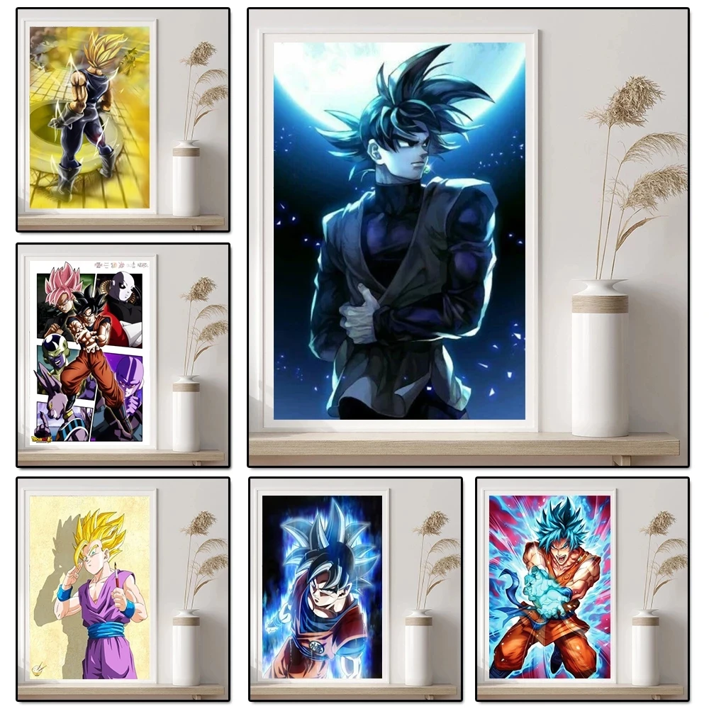 

Wall Art HD Prints Dragon Ball Home Decor Kakarot Poster Monkey King Pictures Canvas Paintings For Living Room No Frame Artwork