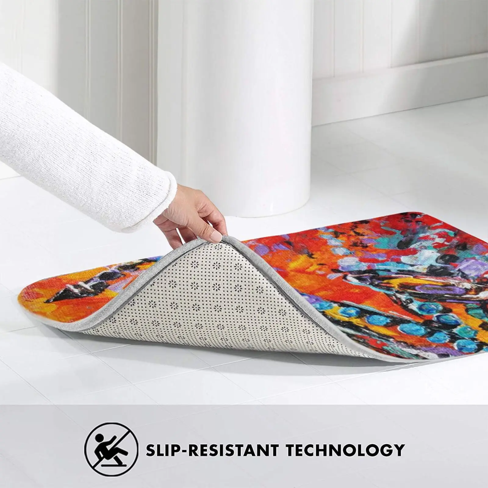 

Saxophone In All Its Phases Mat Rug Carpet Anti-Slip Floor Mats Bedroom Anais Gruson Anagruz Color Music Joy Happiness Sax