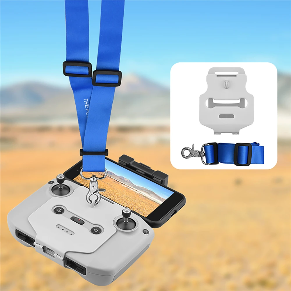 

Remote Control Bracket Hook Holder With Neck Strap Adjustable Belt Lanyard for Mavic Air 2 Accessories