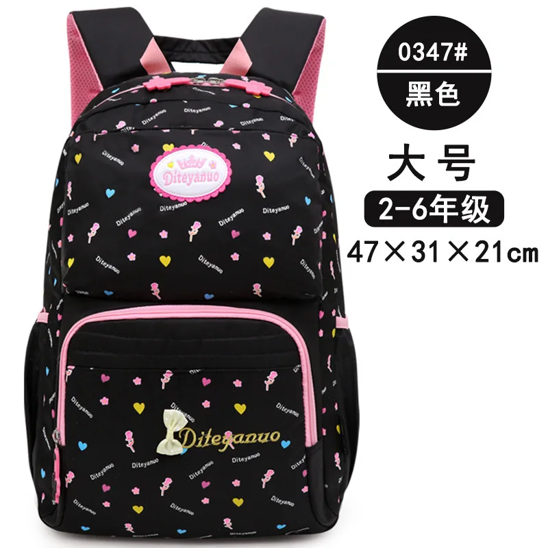 Girls Princess School Bags Children Backpacks For Teenagers 2023 Lightweight Waterproof School Bags Child Orthopedics Schoolbags