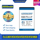 100% Оригинальный LOSONCOER LGIP-330G LGIP-330GP 2050 мАч, Батарея для LG GM210 KF240 KF245 KF300 KF305 KF330 KM380