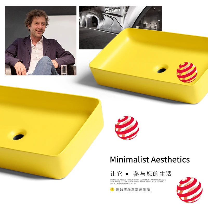 Креативная раковина для туалета домашняя керамическая ванной комнаты с одной