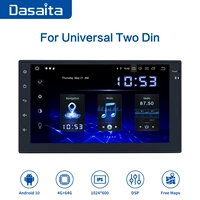 dasaita 7 ips car radio player android 10 0 universal 2 din touch screen gps navigator 1024600 4g 64gb rom max10 touch screen