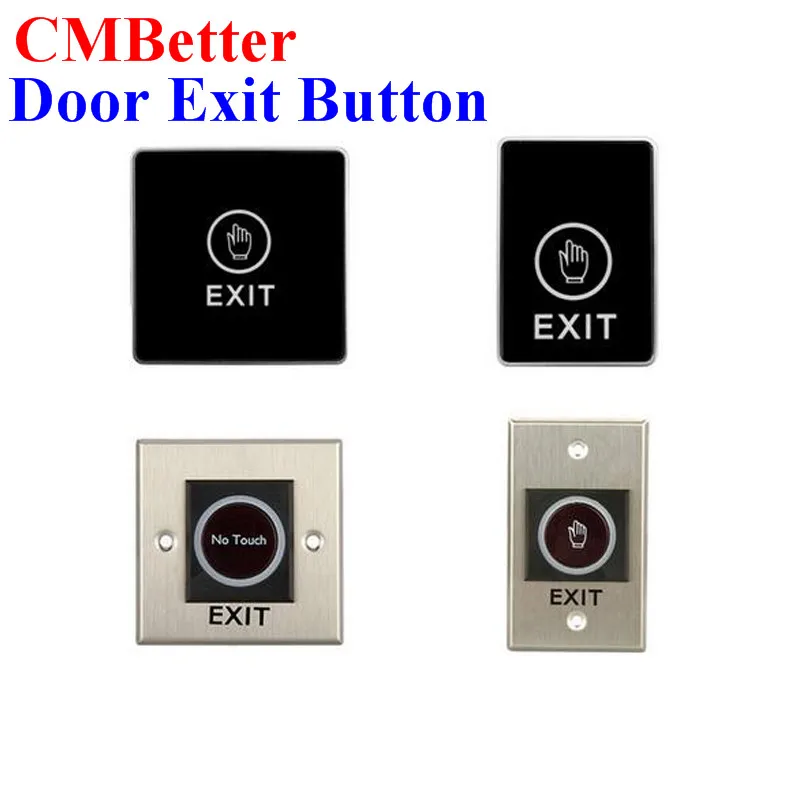 4 стиля дверной выход кнопка переключатель сенсорная спуска не инфракрасная для