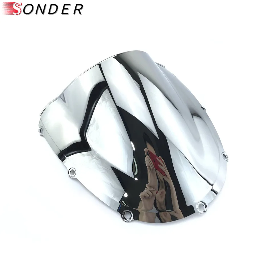 Ветровое стекло для Honda CBR 900 RR 954 2002 2003 черное ветровое с двойным пузырьком CBR954 CBR900