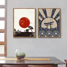 Японский пейзаж, постер, настенная Картина на холсте, декор для гостиной и дома, узоры в японском стиле, настенные картины, ландшафтные принты