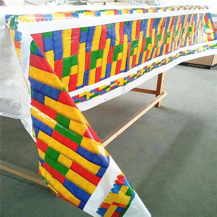 Для мальчиков coclorful блоки лего тема День Рождения вечерние украшения одноразовые