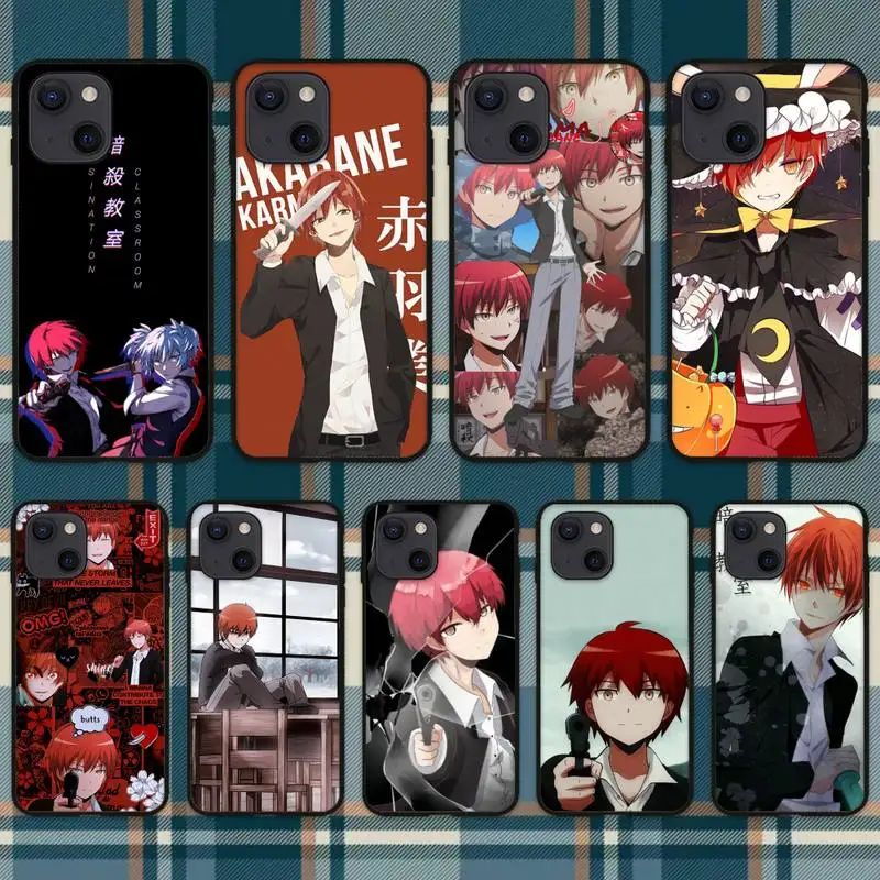Buy Akabane Karma Assassination Classroom Phone Case For iPhone 11 12 Mini 13 Pro XS Max X 8 7 6s Plus 5 SE XR Shell on