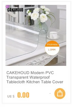 CAKEHOUD, Современная прозрачная Водонепроницаемая скатерть из ПВХ, покрытие для кухонного стола, водонепроницаемая мягкая скатерть из стекла, 1,5 мм