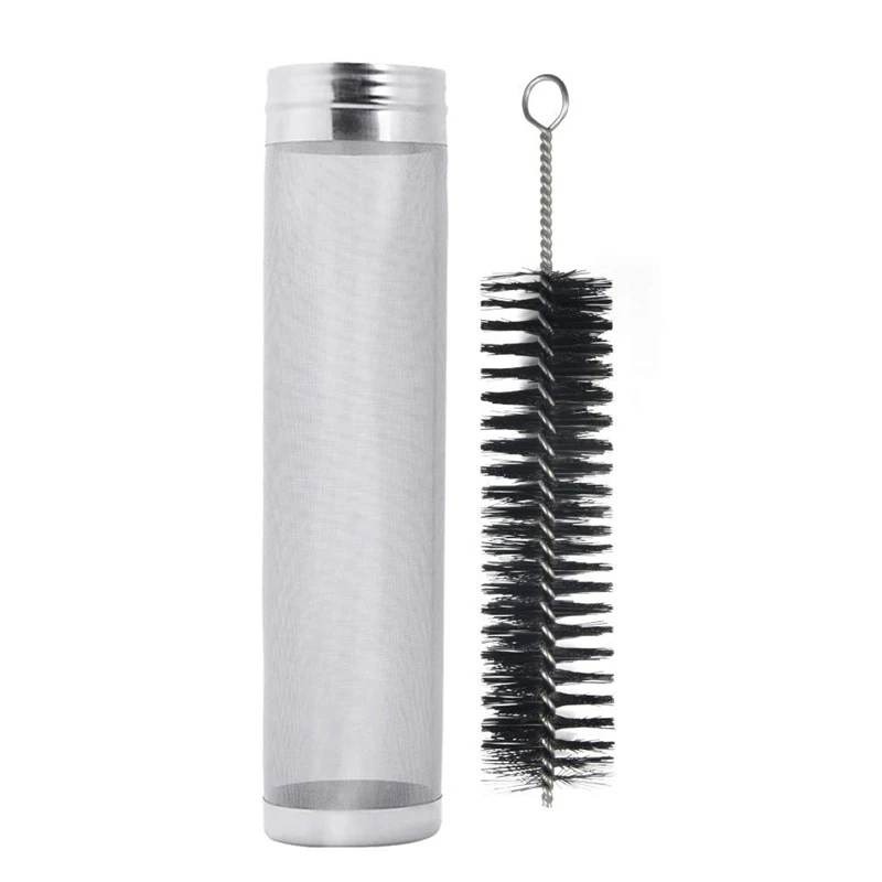 11x3 дюйма Нержавеющая сталь пива сухой бункер фильтр с 300 микрометр сетки для