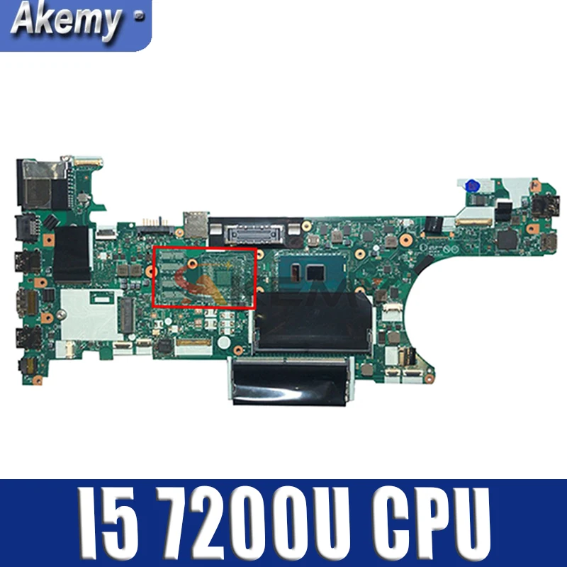 

Akemy CT470 NM-A931 For Lenovo Thinkpad T470 Notebook Motherboard FRU 01AX963 01LV671 01HX636 CPU I5 7200U DDR4 100% Test Work