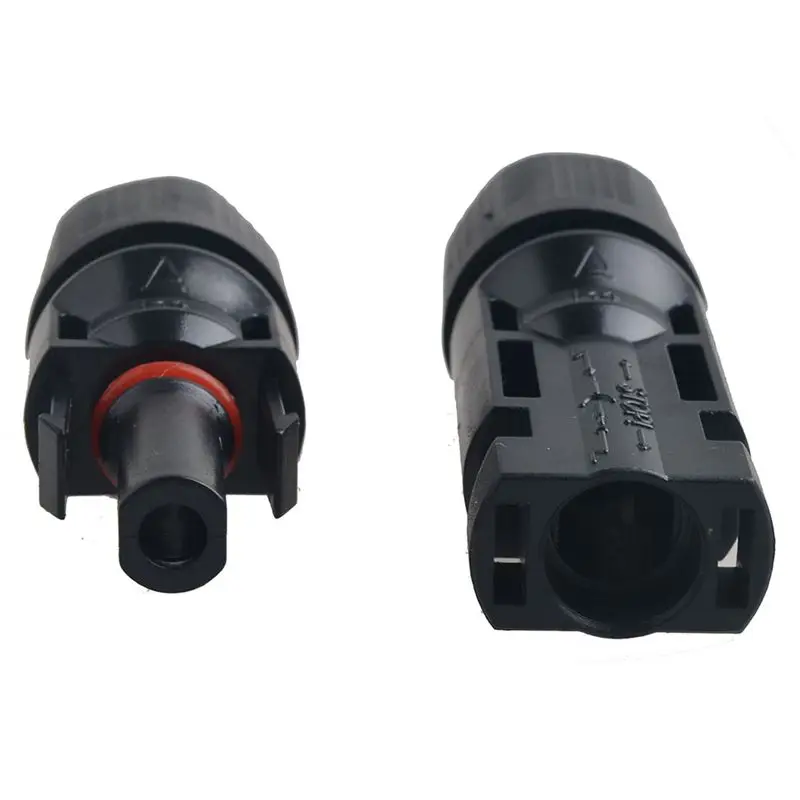 5 Pair MC4 Male/Female Solar Panel Cable Connectors Double Seal Rings for Better Waterproof Effect |
