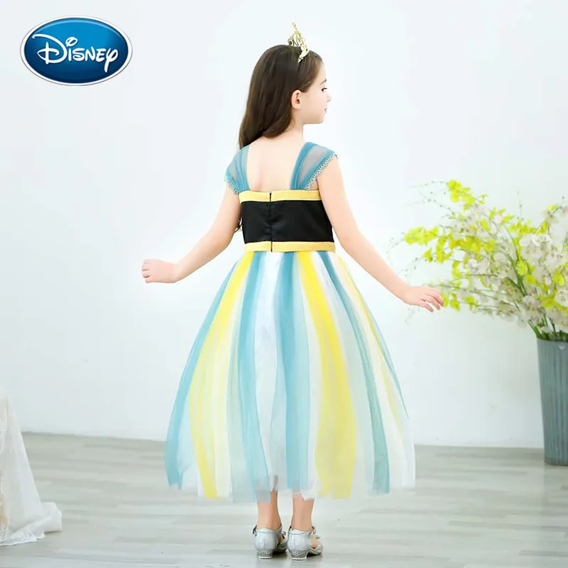 Детское платье Disney одежда для холодной Анны цена детская 5-слойная снежная юбка