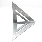 Треугольный транспортир 7 дюймов, угломер из алюминия для быстрого измерения углов