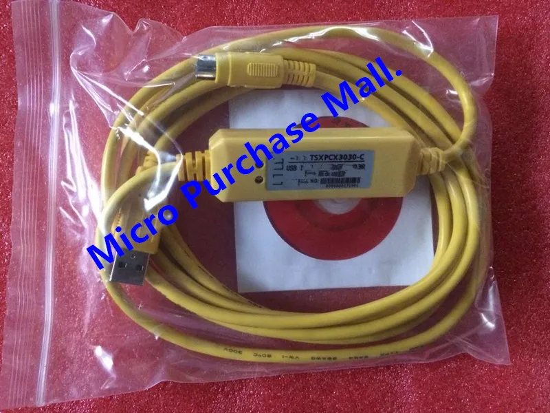 USB кабель для программирования TSXPCX3030 Кабель новый с функцией USB|Аксессуары