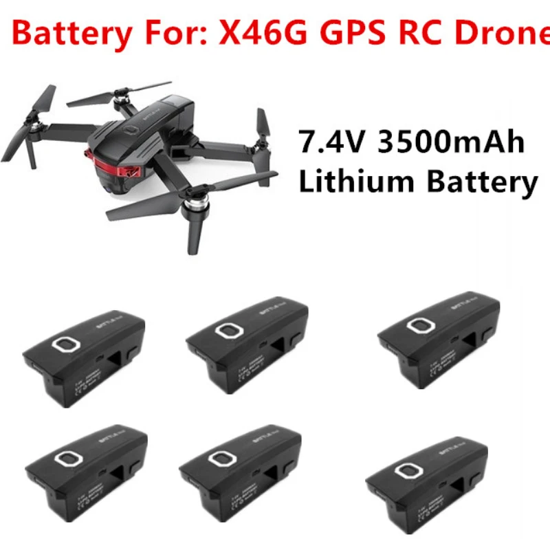 X46G GPS Дрон оригинальный аккумулятор аксессуары 7 4 В 3500 мАч литиевая батарея для