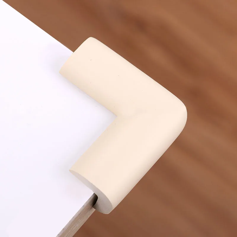 Esquina de protecci&oacute;n para ni&ntilde;os de 55x55mm, escritorio de mesa suave, esquina de seguridad para beb&eacute;s, protectores de bordes de seguridad para beb&eacute;s, 8 unids/lote-3