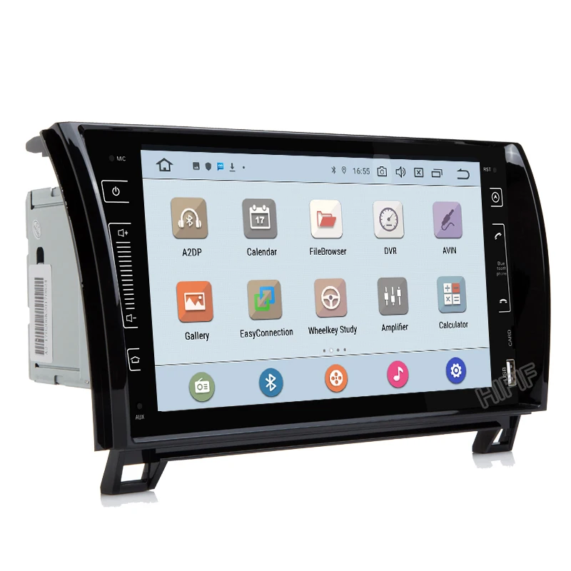 9 &quotIPS DSP 4G Android 10 PX6 2 DIN Автомобильный мультимедийный плеер для Toyota Sequoia Tundra Радио