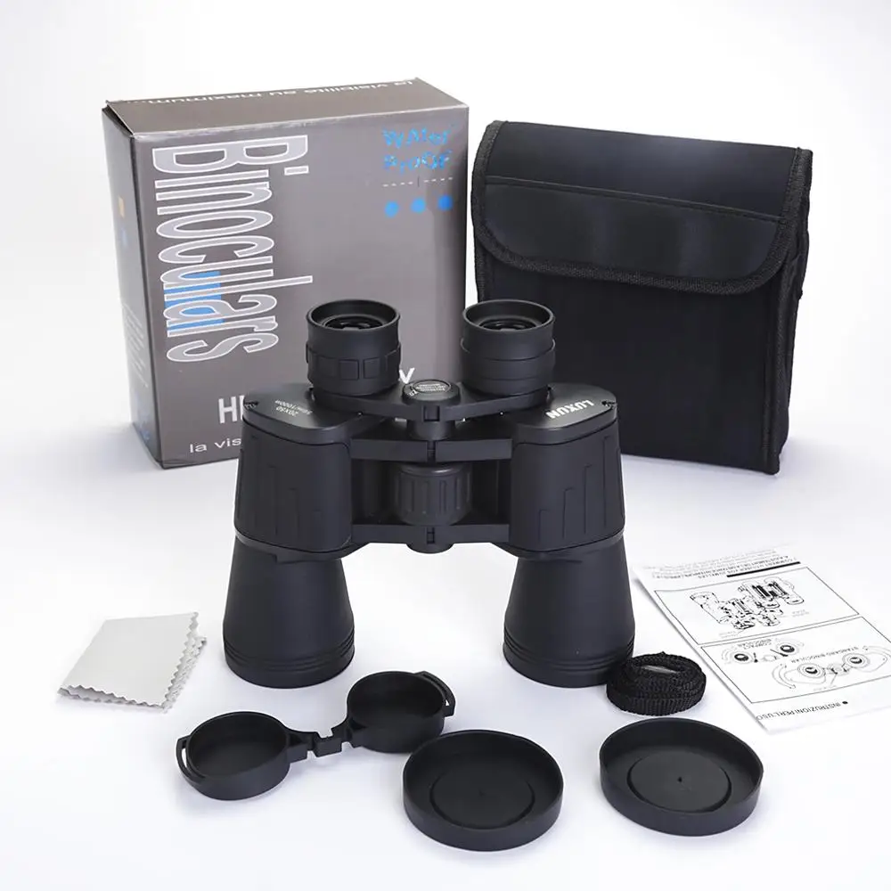10x50 binoculars scok моноколь ночного видения телескопическое зеркало mini telescope бинокль детский мощности телескоп ночного видения для наблюдения за птицами путешествия охота Ежедневный Водонепроницаемый Открытый