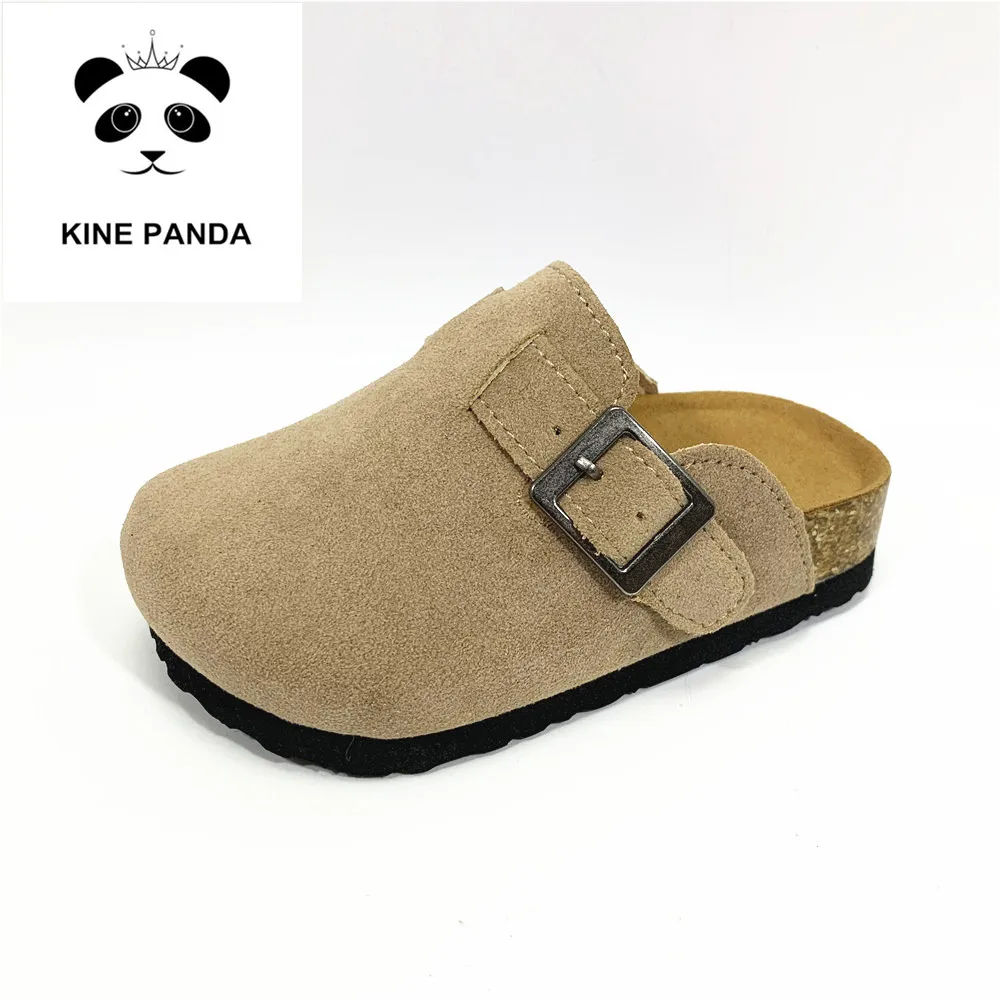 Коров панда Обувь на плоской подошве для детского сада Женские тапочки мальчиков