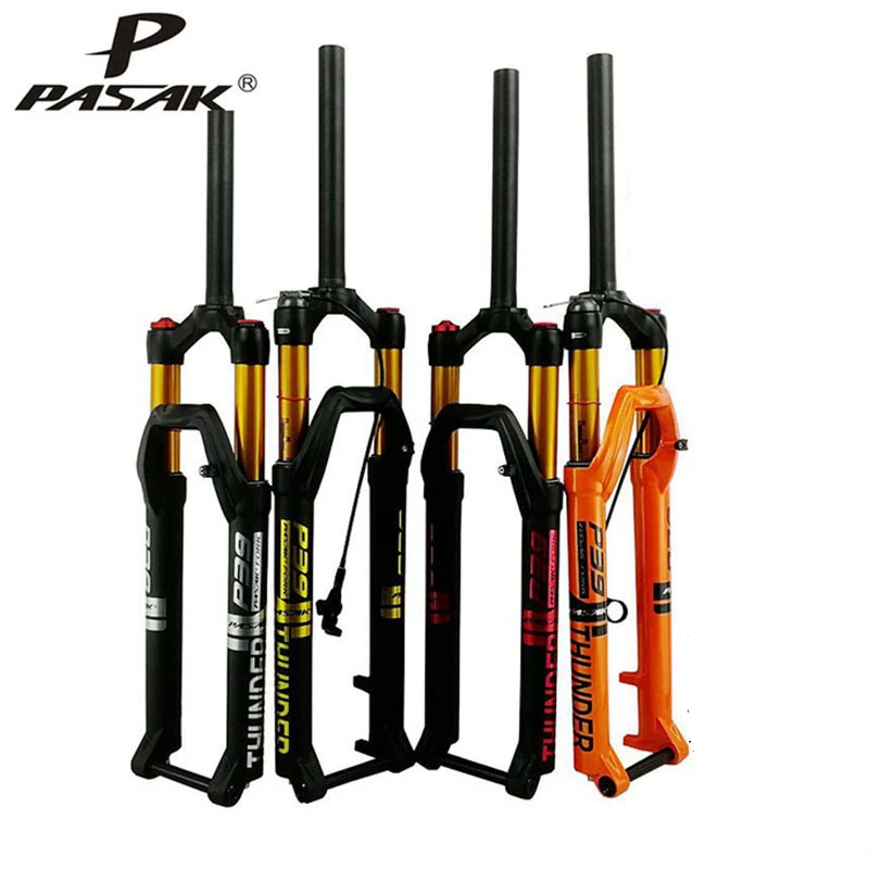 Вилка пневматическая подвеска Pasak для горного велосипеда универсальная 27 5 дюйма