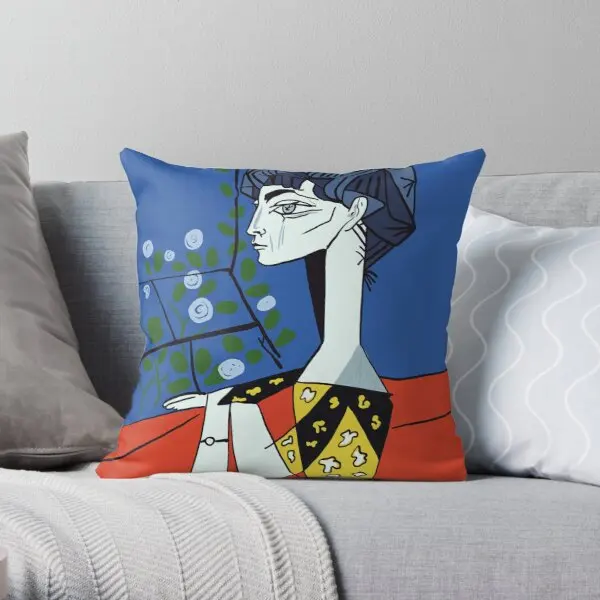 

Picasso 1 Soft Decorative Throw Pillow Cover for Home Pillows NOT Included