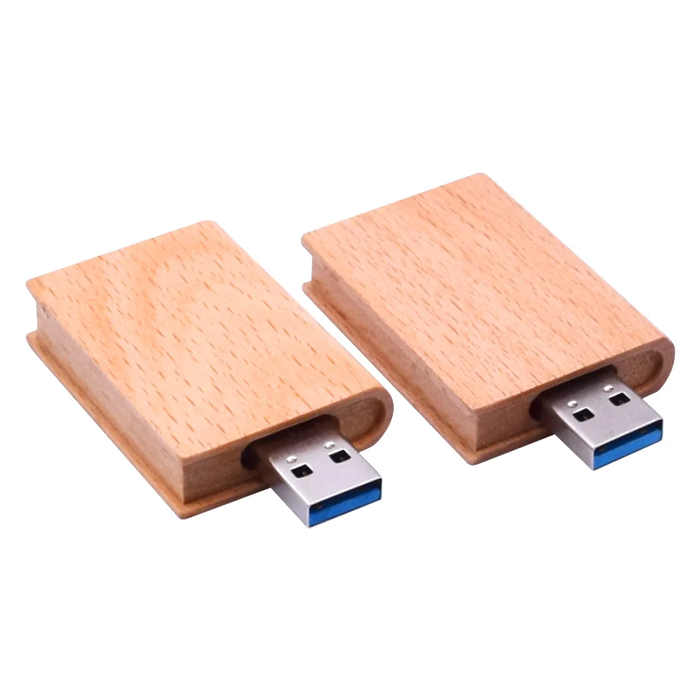USB флеш накопитель в виде деревянной книги 3 0 дюйма 8 ГБ 16 32 64 128 ГБ|USB