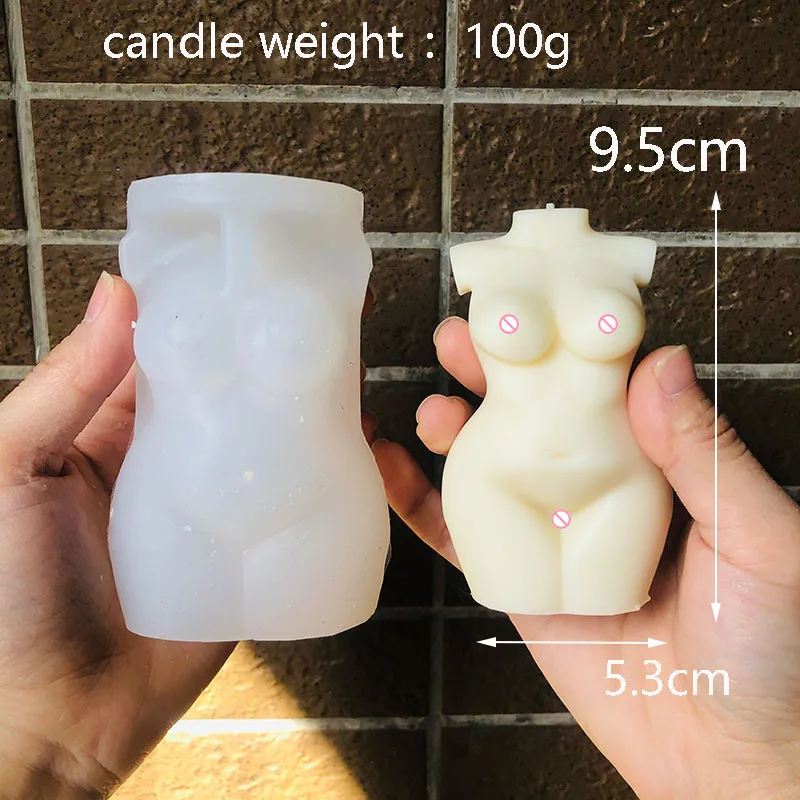 

Kaarsen Mal Candle Molds For Candle Making Moule Bougie Forma Silikonowa Do Swiec Body Mold Silicone Crafts Torso Mold