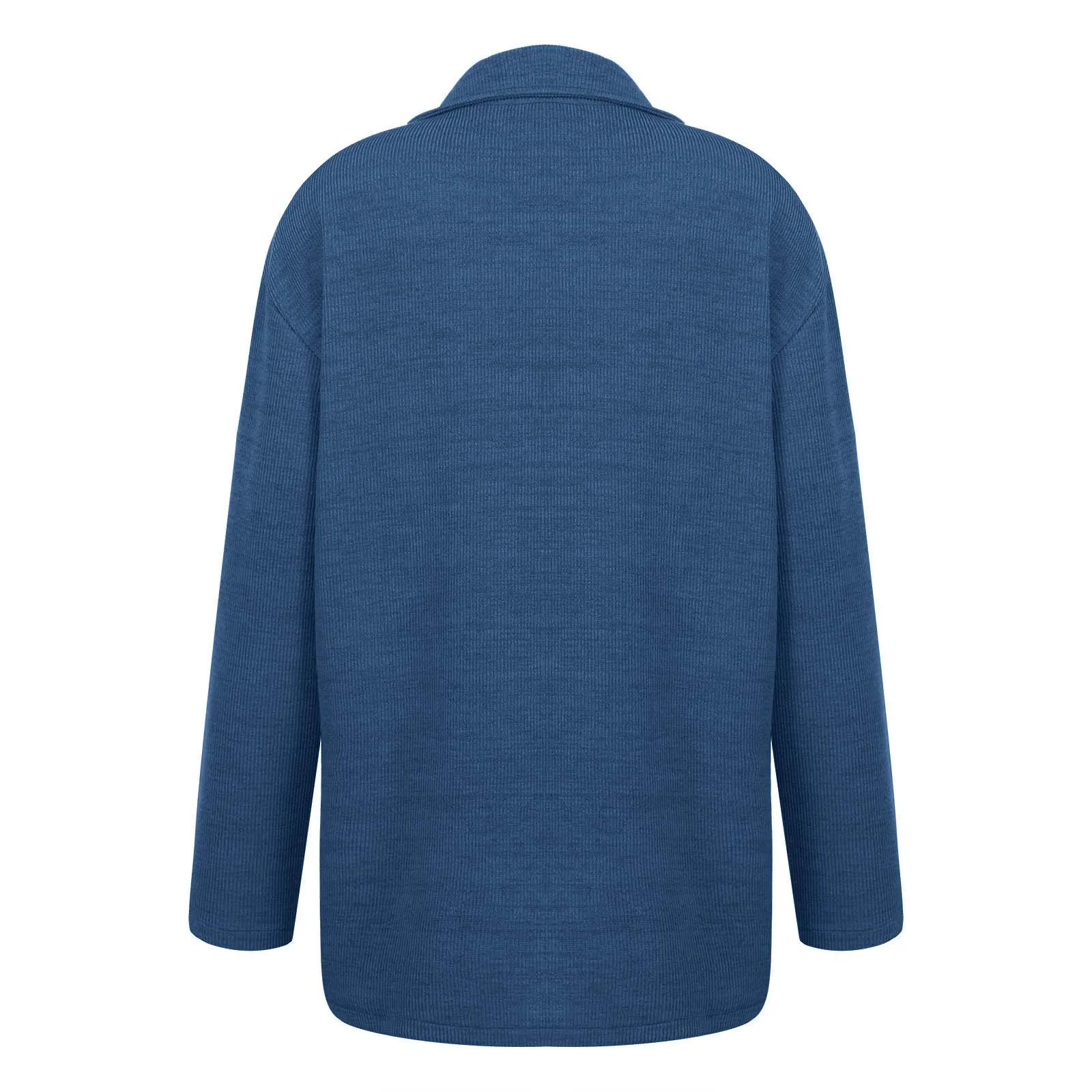 

Women Winter Turn Down Collar Pockets Women 2020 Spring New Casual Lady Long Sleeve Blouse Solid Color Loose Blouses Female Coat